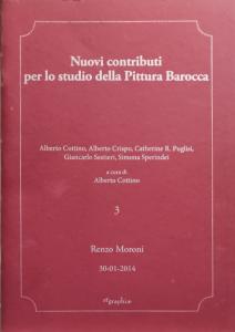 Nuovi contributi per lo studio della Pittura Barocca, vol. 3
