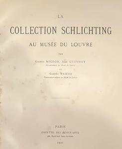 La Collection Schlichting au musée du Louvre